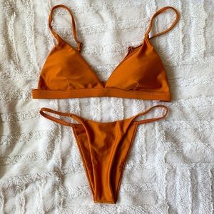 SOLD! Orange Bikini set